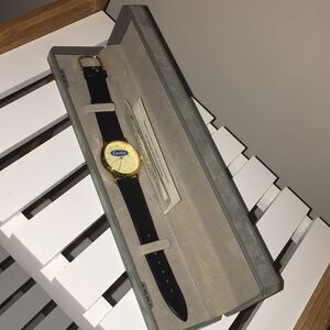 Alcraft Carrier Transcold Refrigeration Technician salesman Leather strap watch